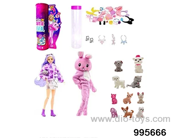 Barbie doll suit in bottle