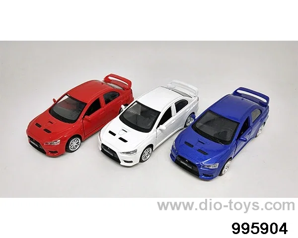 1:41 Mitsubishi-lancer-evolution in window box