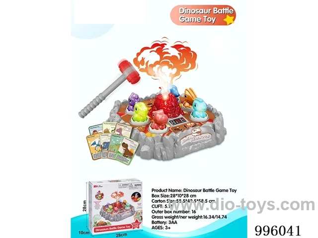 Volcanic dinosaurs (single hammer) in color box