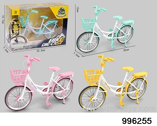Alloy women's bicycle Alloy women's bicycle in window box