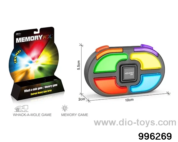 Memory game machine&ground mouse (oval 6 keys) in box