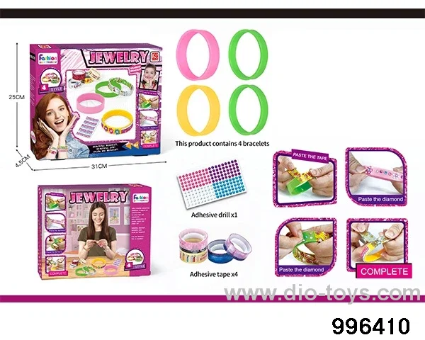 DIY jewelry bracelet in display box