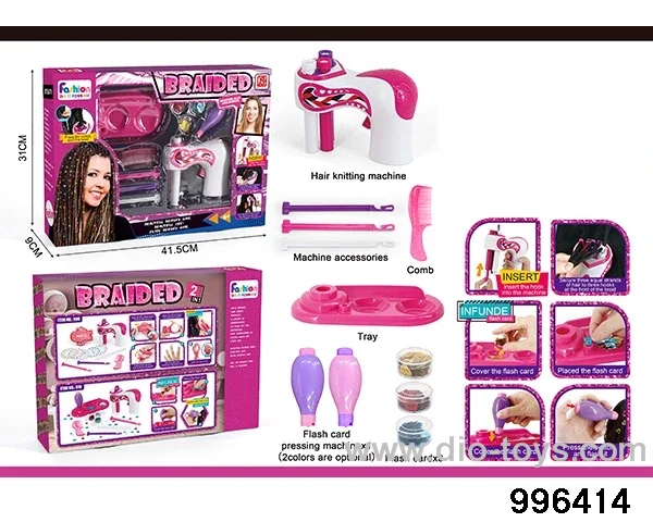 Hair editor+hair patch machine in display box