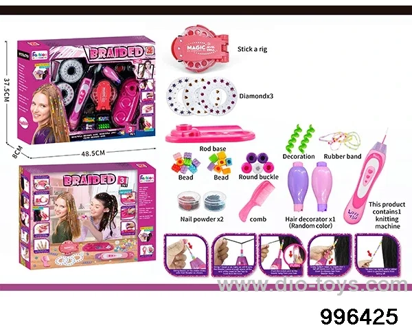Hairdressing three-in-one suit in display box