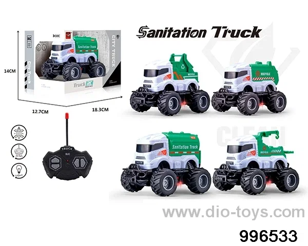 27Mhz four-way band light movable accessories environmental protection vehicle in window box