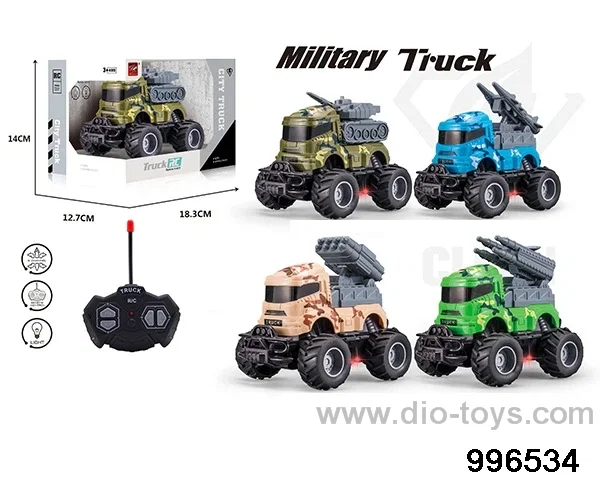 27Mhz four-way band light movable accessories military vehicle in window box