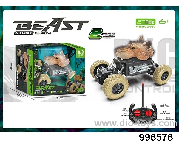Animal climbing car in window box
