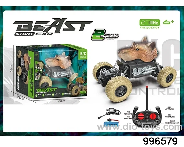 Animal climbing car in window box