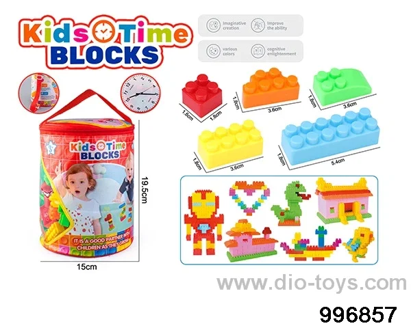 Building block toy in Hand bag
