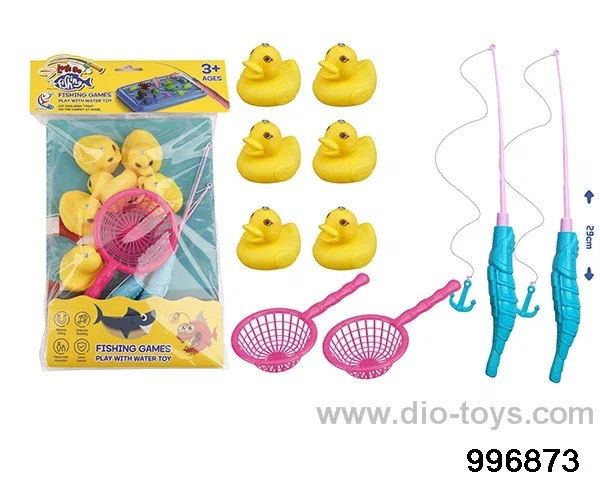 Duck fishing in PVC bag