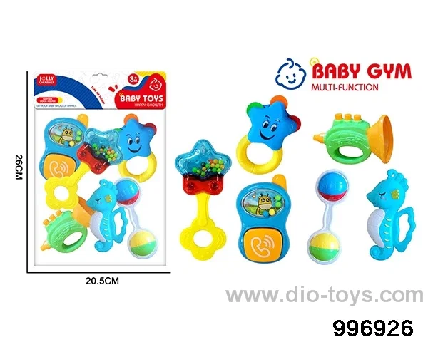 Baby ring gum in 13pcs PP bag with header
