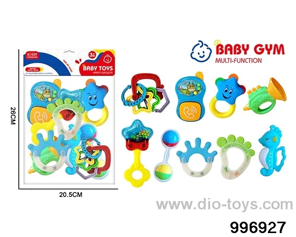 Baby ring gum in 13pcs PP bag with header