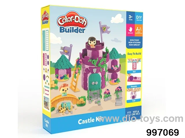 Play clay set in color box