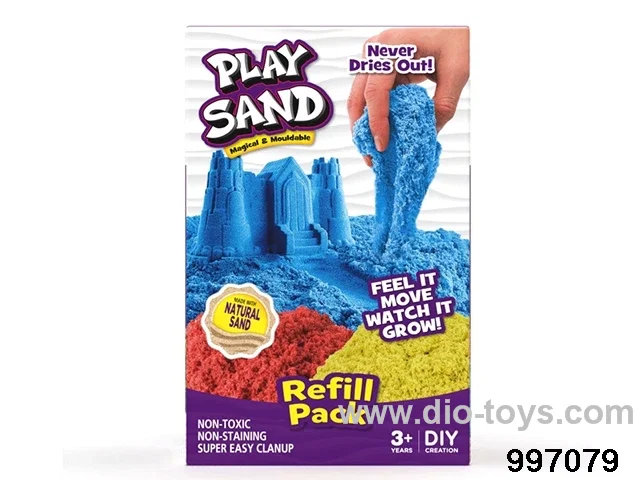 DIY sand play set in color box