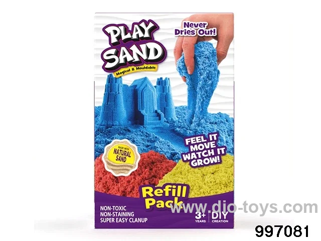 DIY sand play set in color box