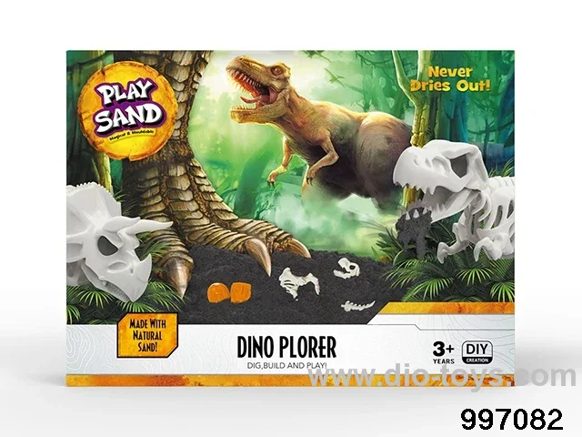 space sand play set in color box