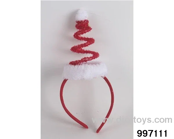 Christmas head buckle+bell in opp bag