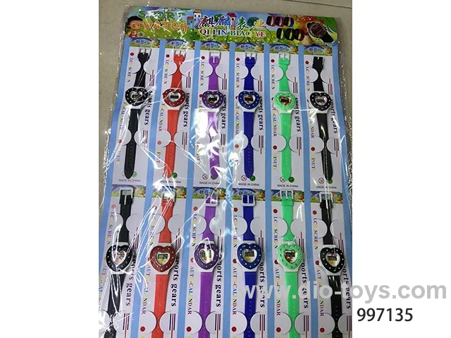 12PCS watch in hang card