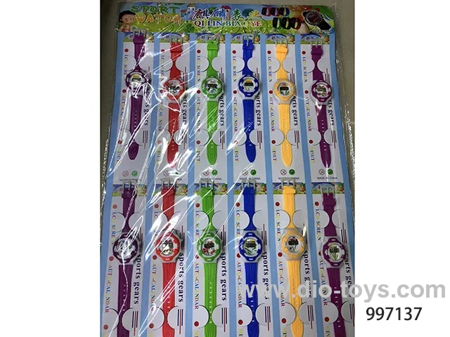 12PCS watch in hang card