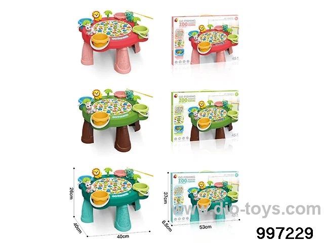 fishing toys set in color box