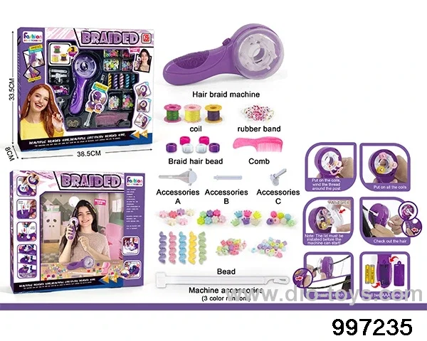 DIY hair editing suit in display box