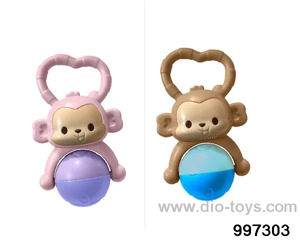 Baby monkey rings the bell in blister