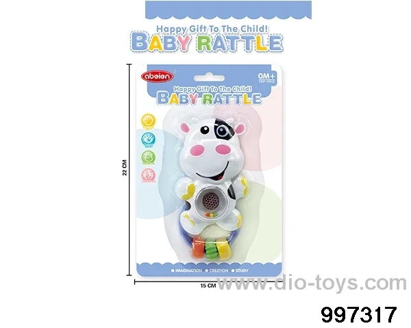 Baby music cow in blister