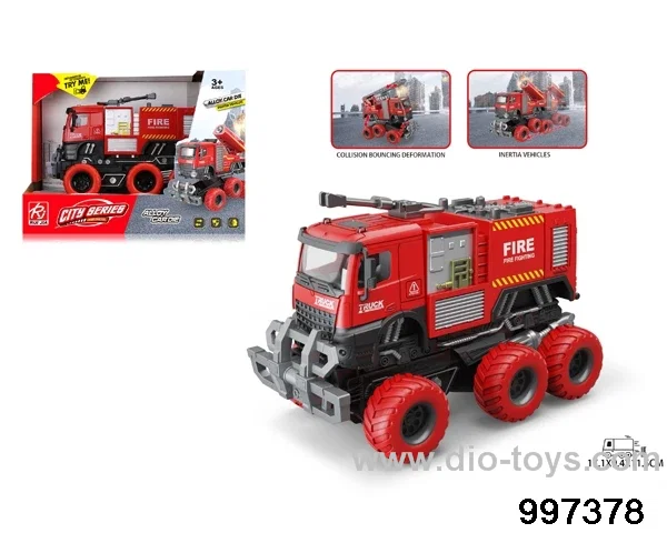 1:32 friction alloy transformer car