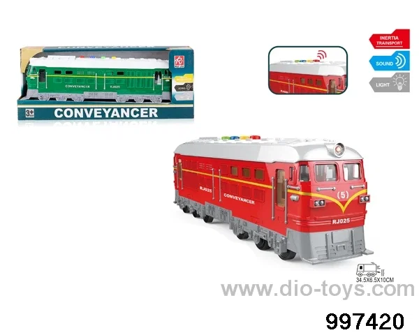 1:16 friction train with light/sound