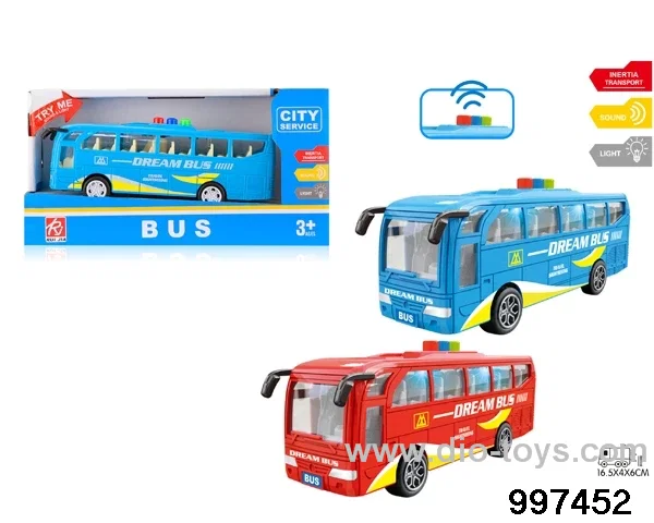 1:32 friction bus with light/sound
