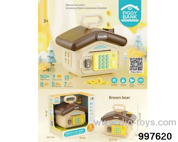 Educational Interactive Piggy Bank/Electronic safe
