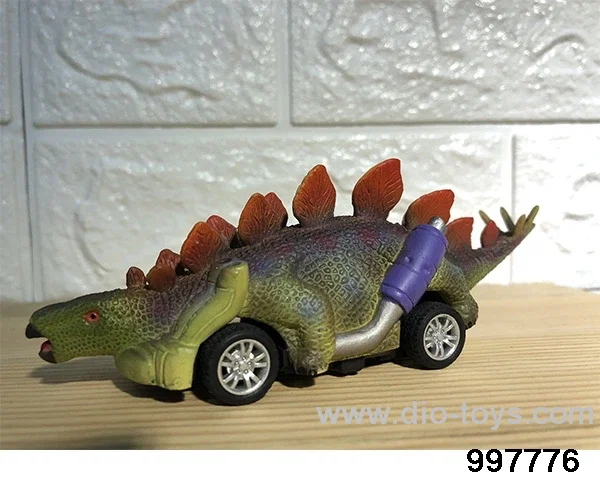 Dinosaur return sports car - Stegosaurus in opp bag