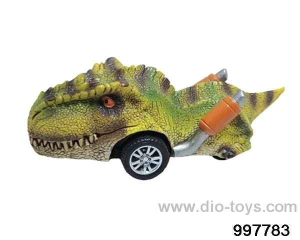 Dinosaur return sports car - Tyrannosaurus rex in opp bag