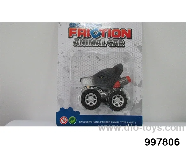 Inertia/return animal vehicle-Wolf America, Canada exclusive in Blister card
