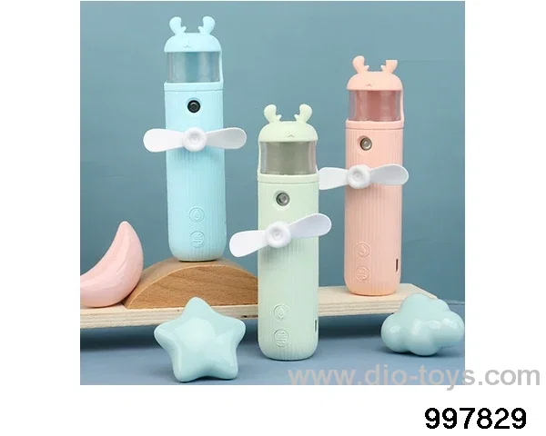 Cute deer handheld spray fan in color box