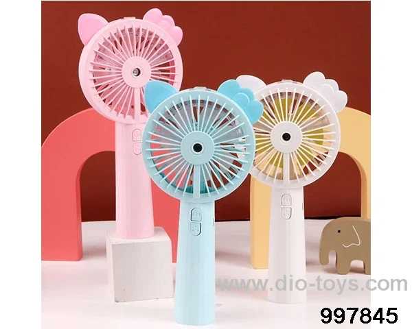 Cartoon KT water replenisher spray fan in color box