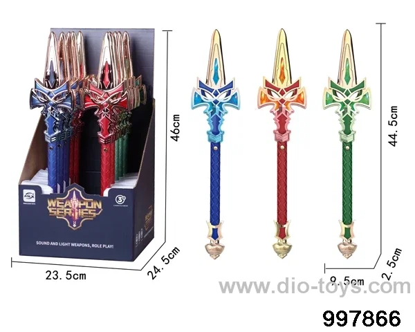 10pcs Weapon Play Set with Light & Sound