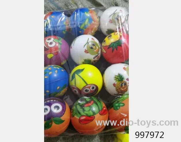 6.3cm 12pcs pu ball