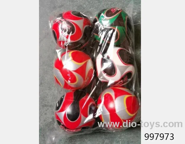 10cm 6pcs pu ball