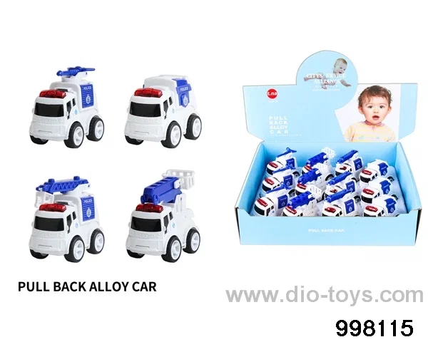 12pcs friction alloy car