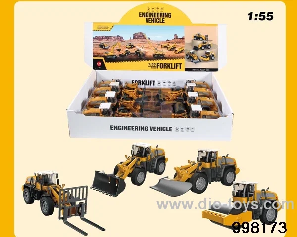 6pcs friction alloy car