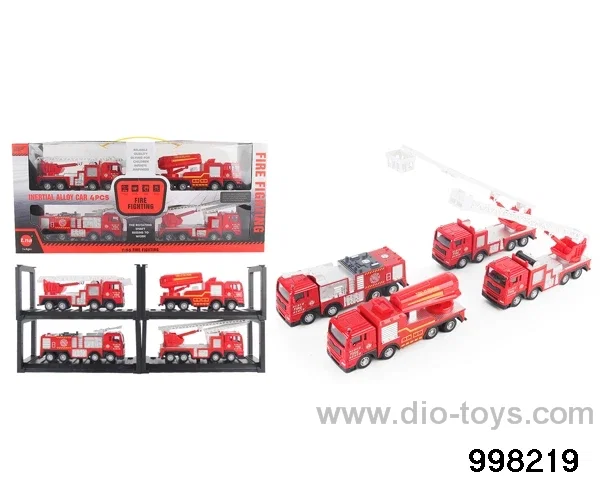friction alloy car/4 asstd