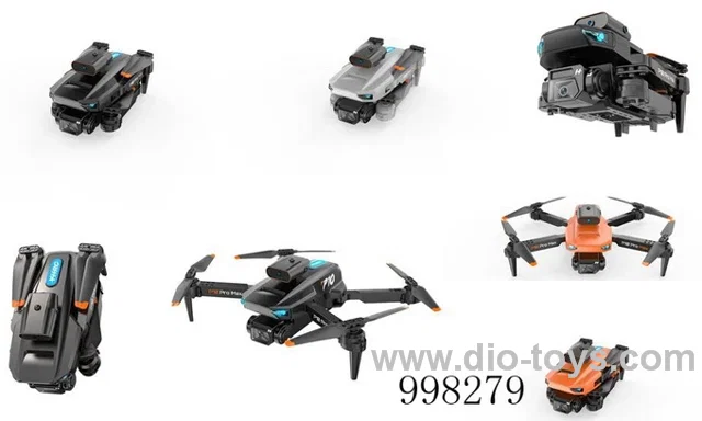 Folding Drone (with Storage bag) - electrically adjustable dual lens