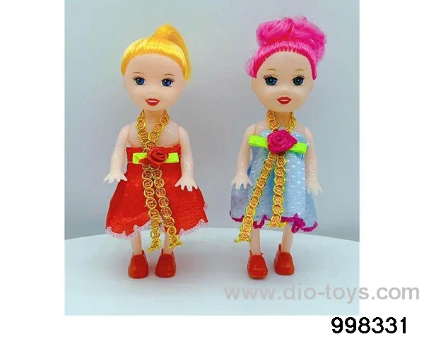 Three inch and a half full-size Kelly dolls in opp bag