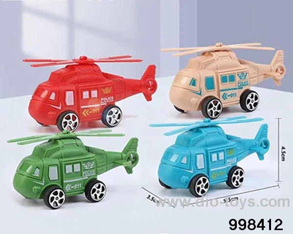 helicopter in opp bag