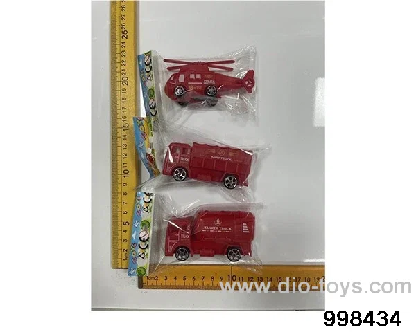 Return fire truck in opp bag