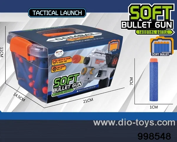 100pcs 7cm Soft Bullet