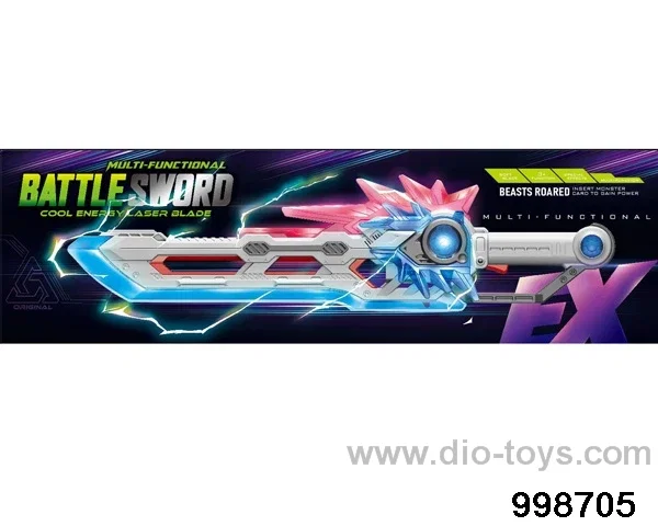sword with light/sound，include battery