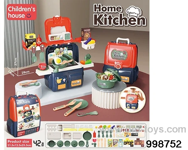 Kitchen schoolbag in paper card