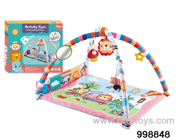 Infant early education puzzle game mat fitness blanket fitness frame in color box